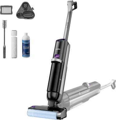 Eureka NEW630 Gen2 Aspiradora Fregadora sin Cable Fregona Eléctrica Aspirador en Seco y Húmedo 21600 Pa, Reclinable 170°, Secado a 60°C, 38 Min Duración, Aspira y Friega a la Vez para Suelo Duro, Pelo